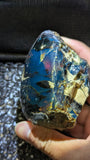 Beautiful Genuine 128g Blue Amber – Natural Amber, Untreated