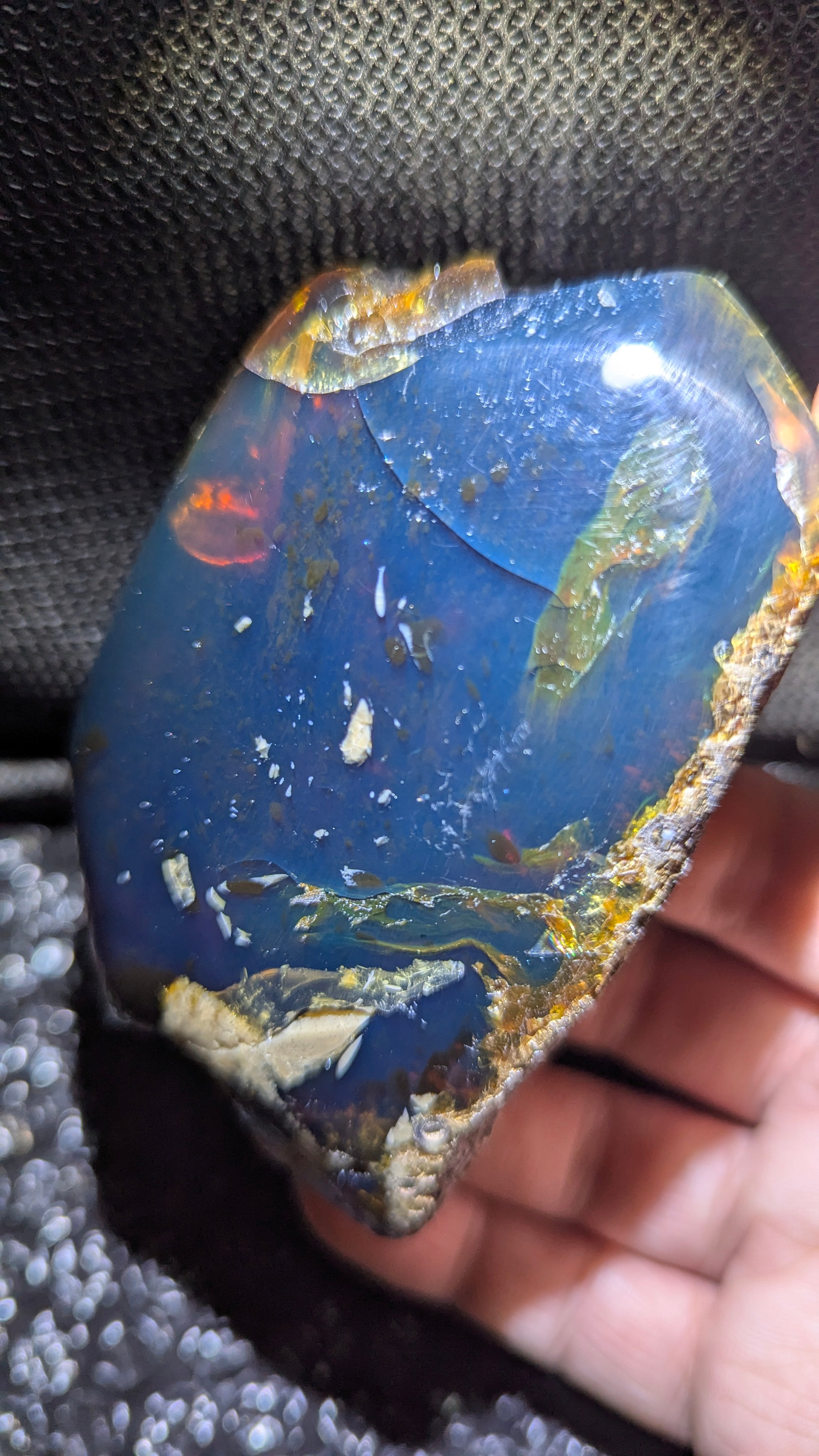 Beautiful Genuine 104g Blue Amber – Natural Amber, Untreated