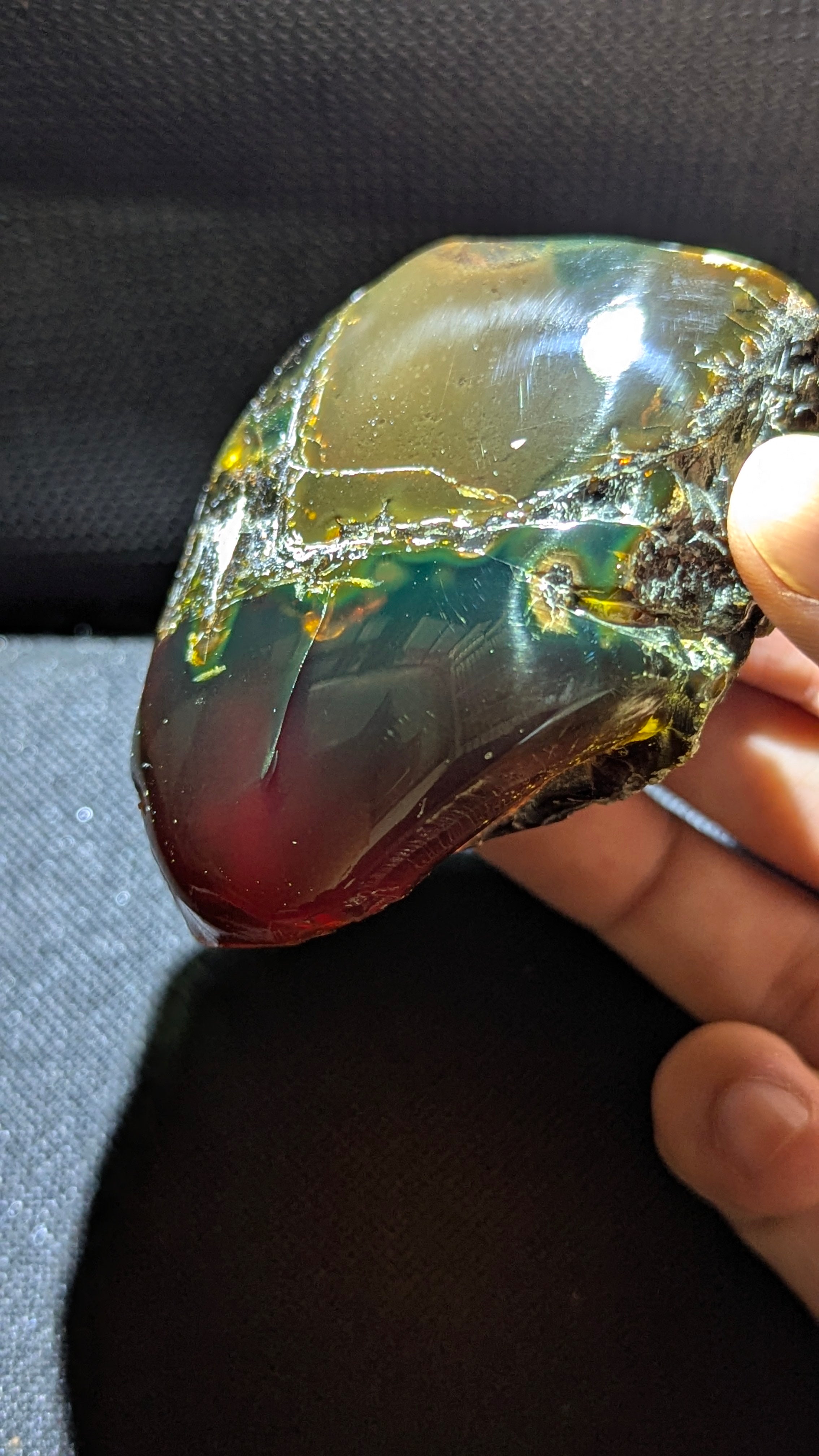 Beautiful Genuine 81g Blue Amber – Natural Amber, Untreated