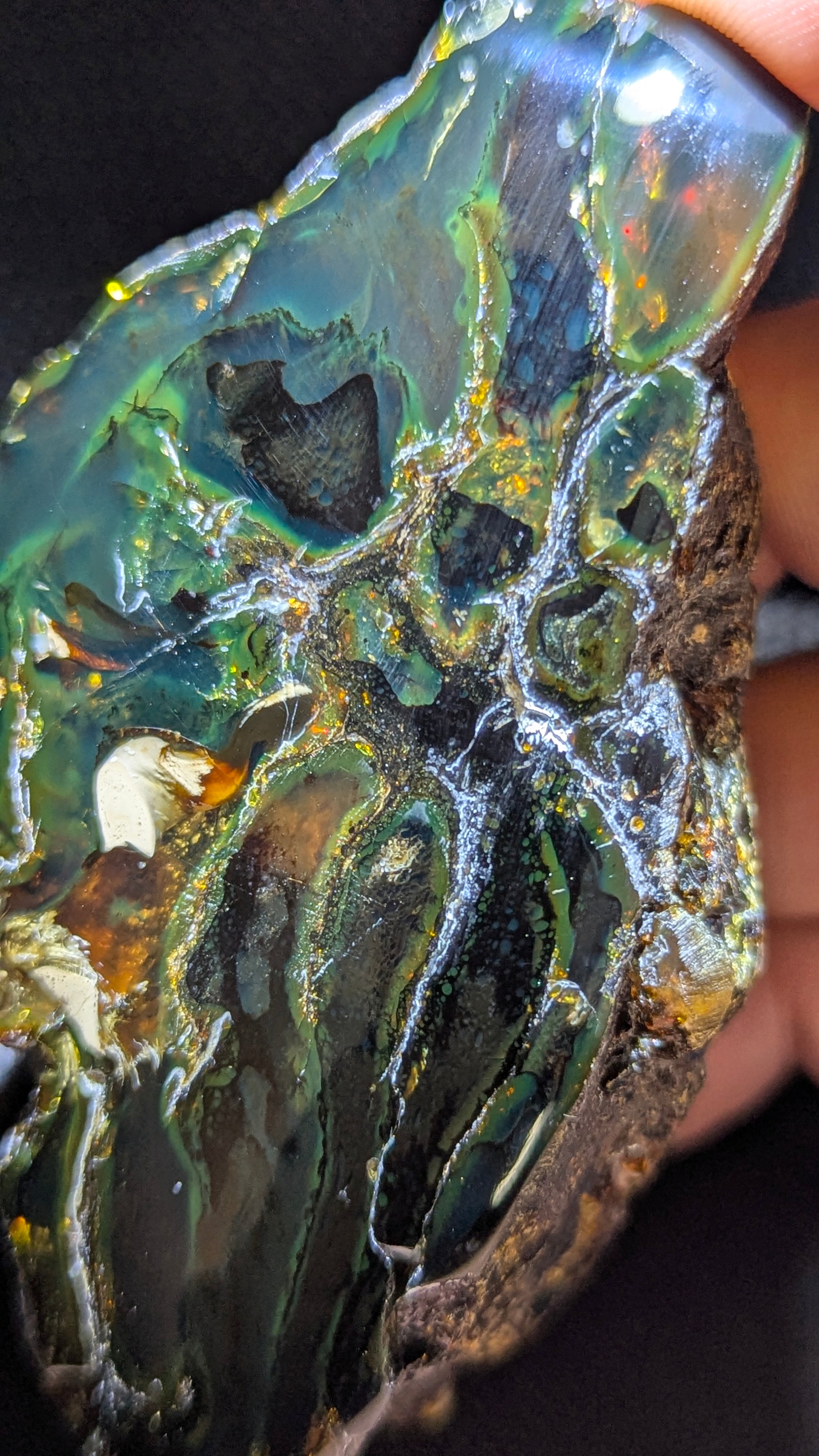 Premium 70.8g Natural Greenish Blue Amber Specimen – Authentic & Untreated