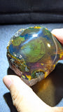 Premium 40g Natural Greenish Blue Amber Specimen – Authentic & Untreated