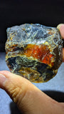 Premium 40g Natural Greenish Blue Amber Specimen – Authentic & Untreated