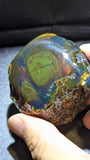 Premium 40g Natural Greenish Blue Amber Specimen – Authentic & Untreated
