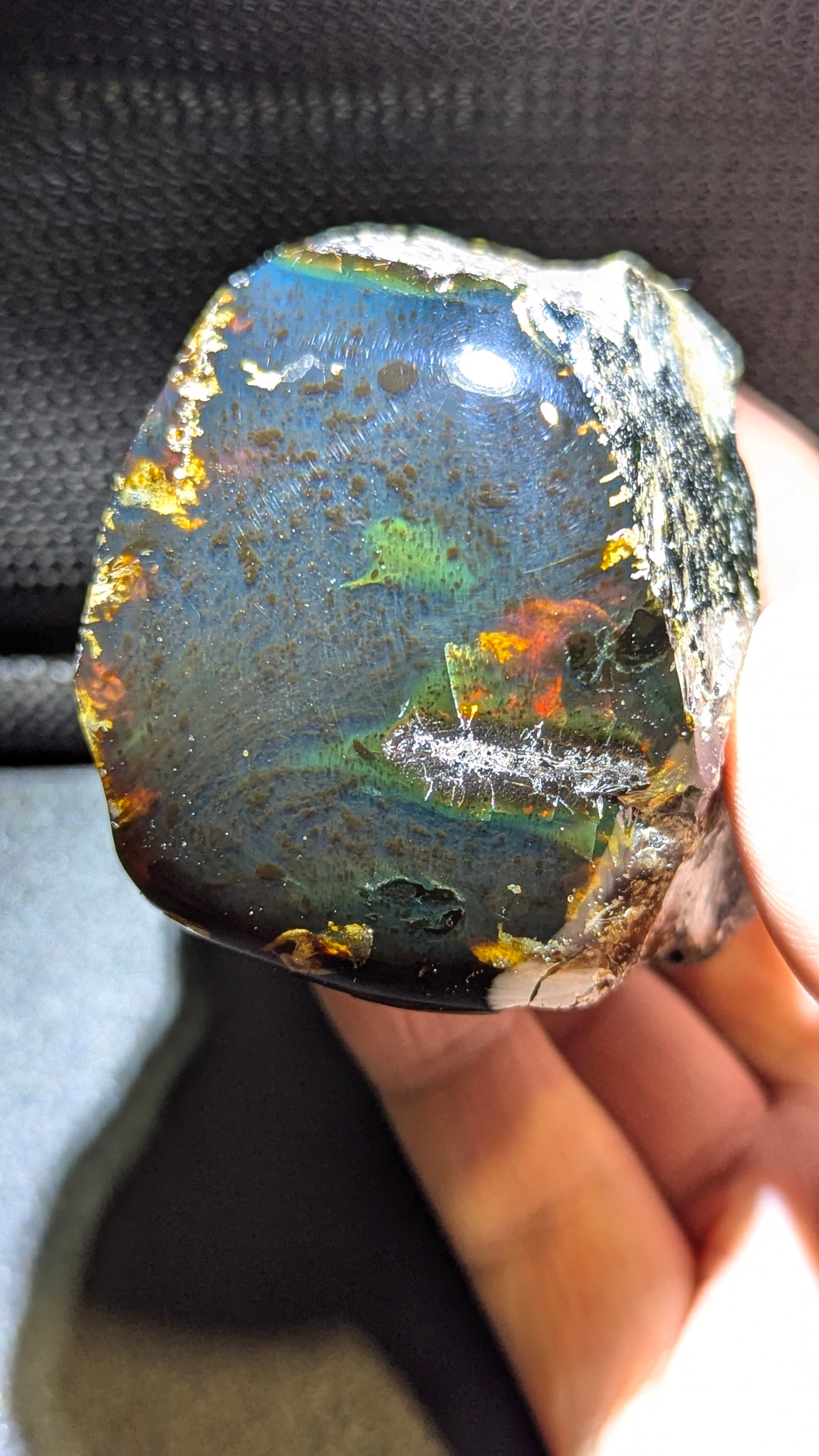Rare Beautiful Genuine 77g Blue Amber – Natural Amber, Untreated