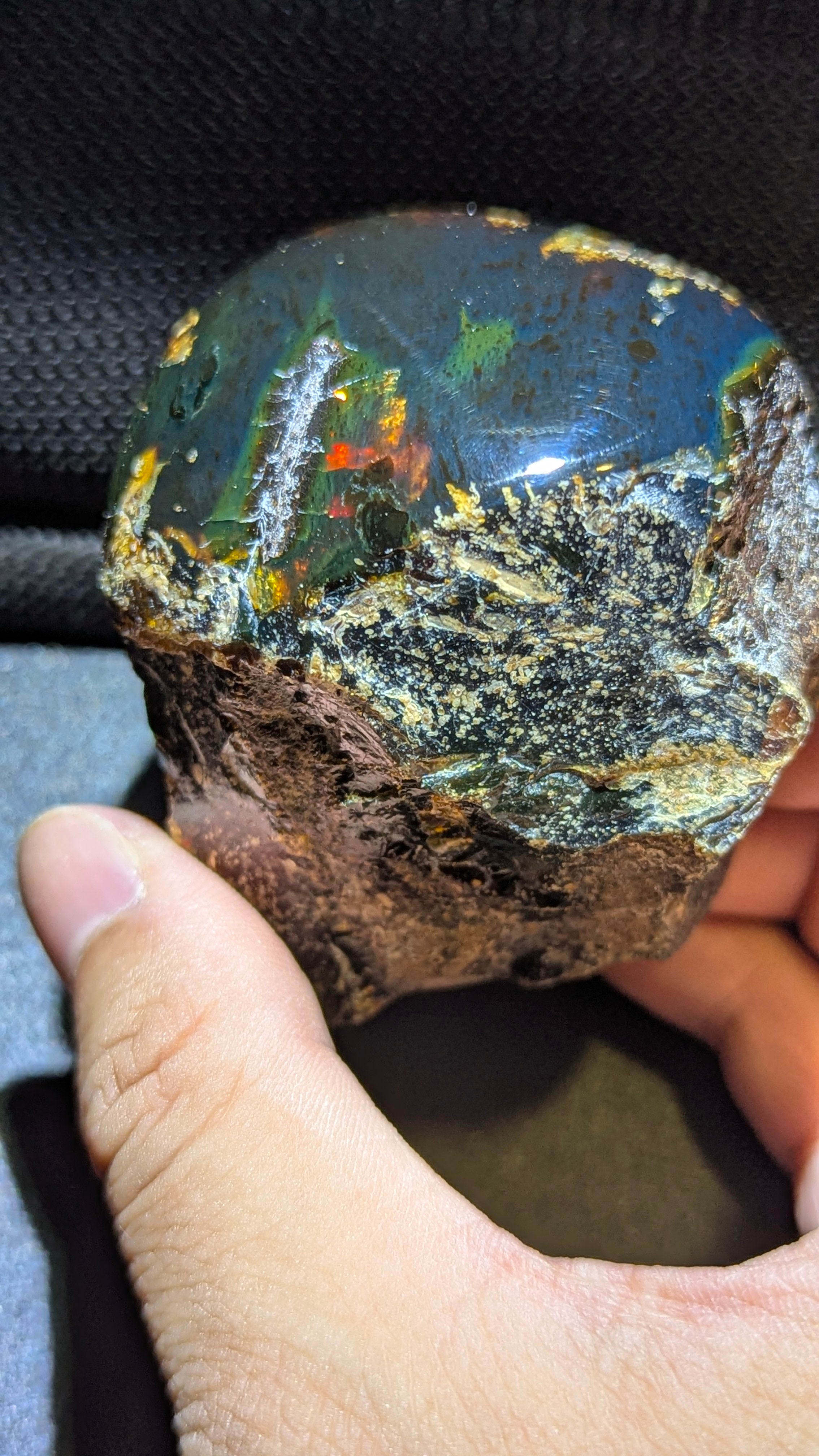 Rare Beautiful Genuine 77g Blue Amber – Natural Amber, Untreated