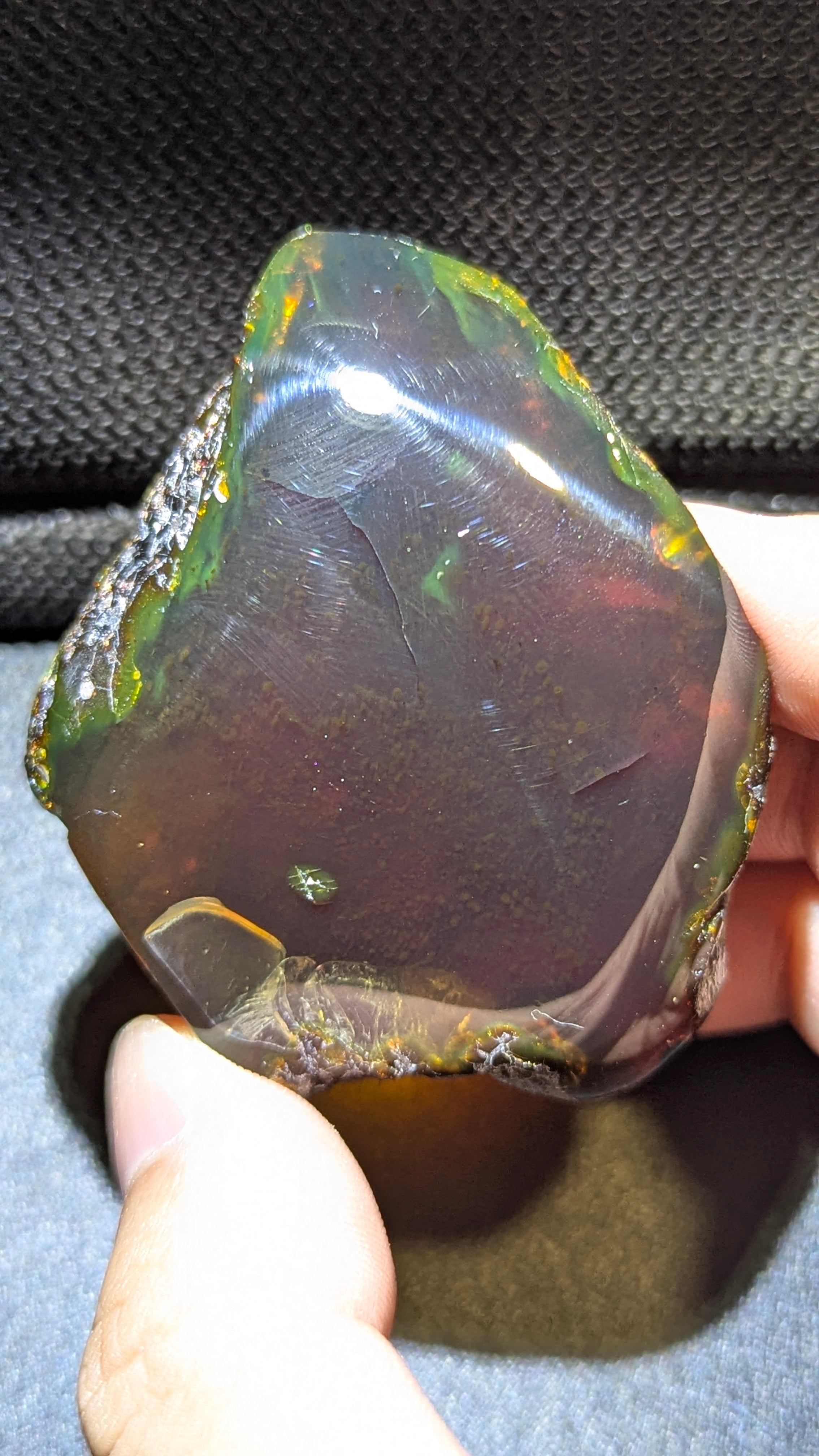 Rare Beautiful Genuine 37g Blue Amber – Natural Amber, Untreated