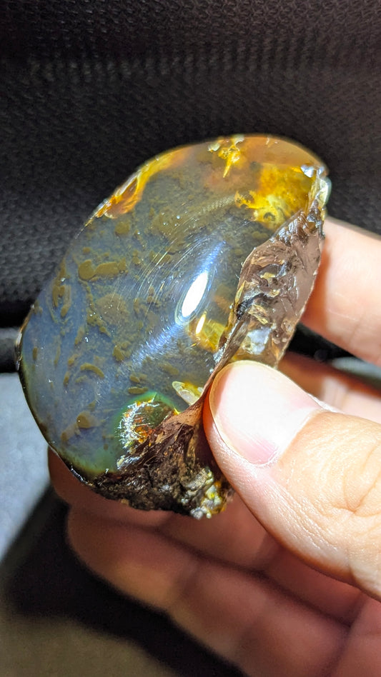 Rare Beautiful Genuine 33g Blue Amber – Natural Amber, Untreated