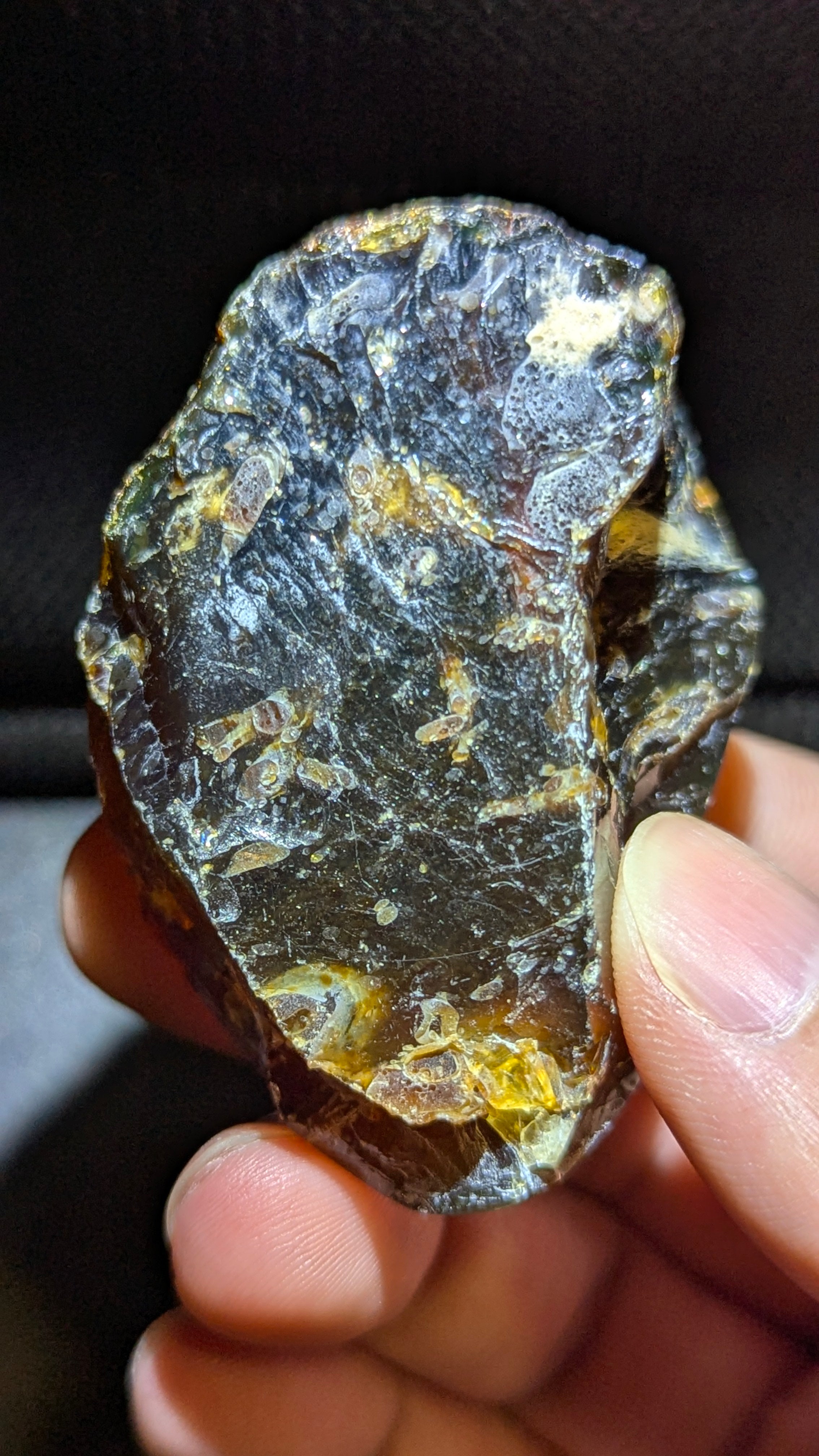 Rare Beautiful Genuine 33g Blue Amber – Natural Amber, Untreated