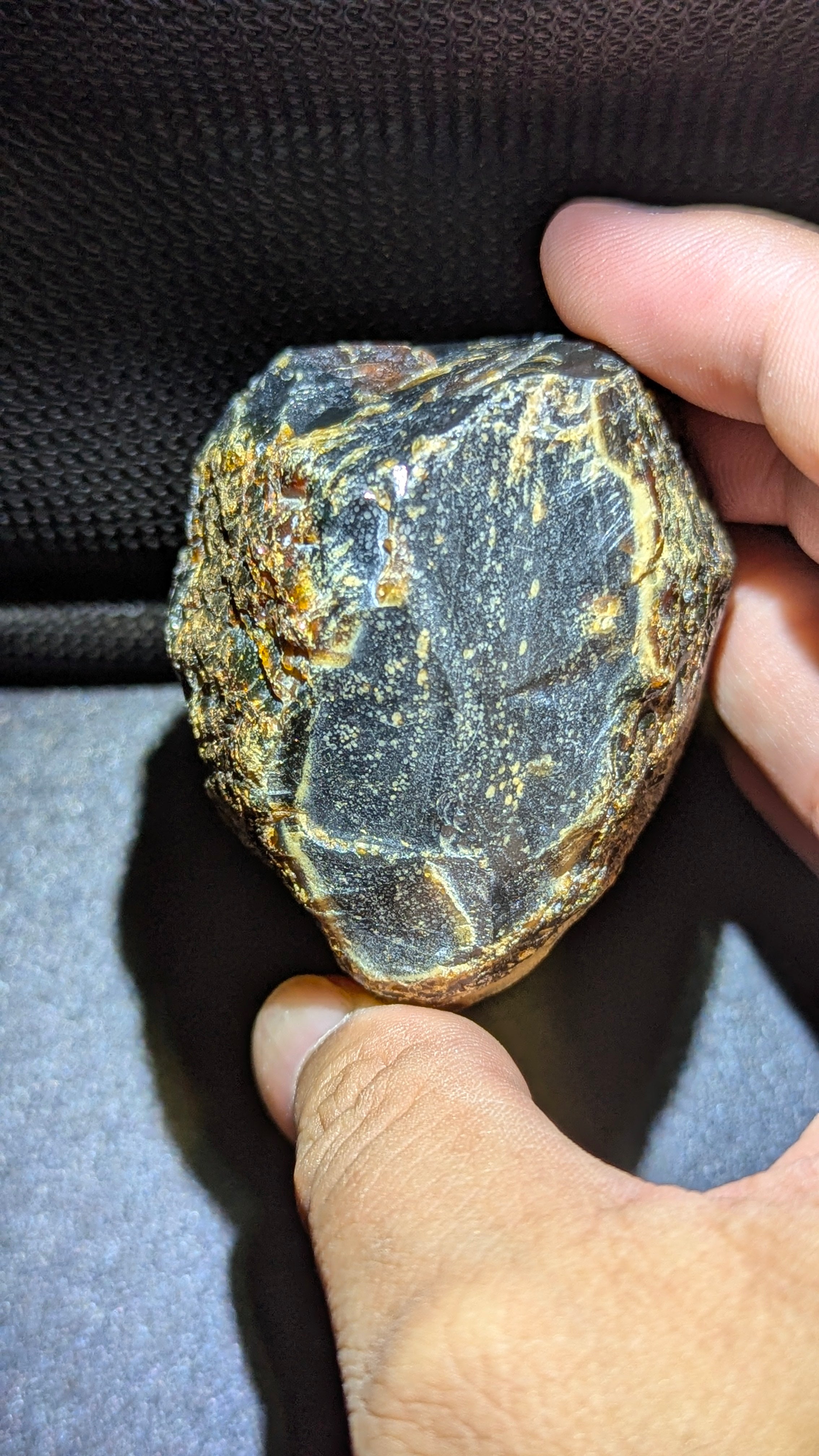 Rare Beautiful Genuine 53g Blue Amber – Natural Amber, Untreated