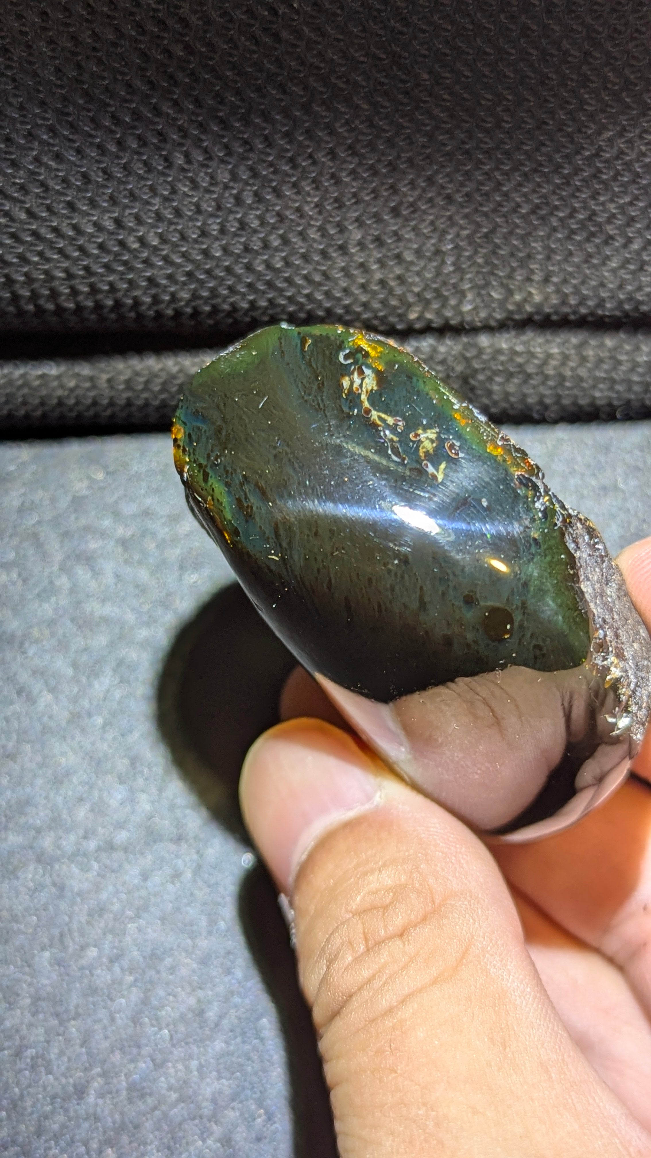Rare Beautiful Genuine 29g Blue Amber – Natural Amber, Untreated