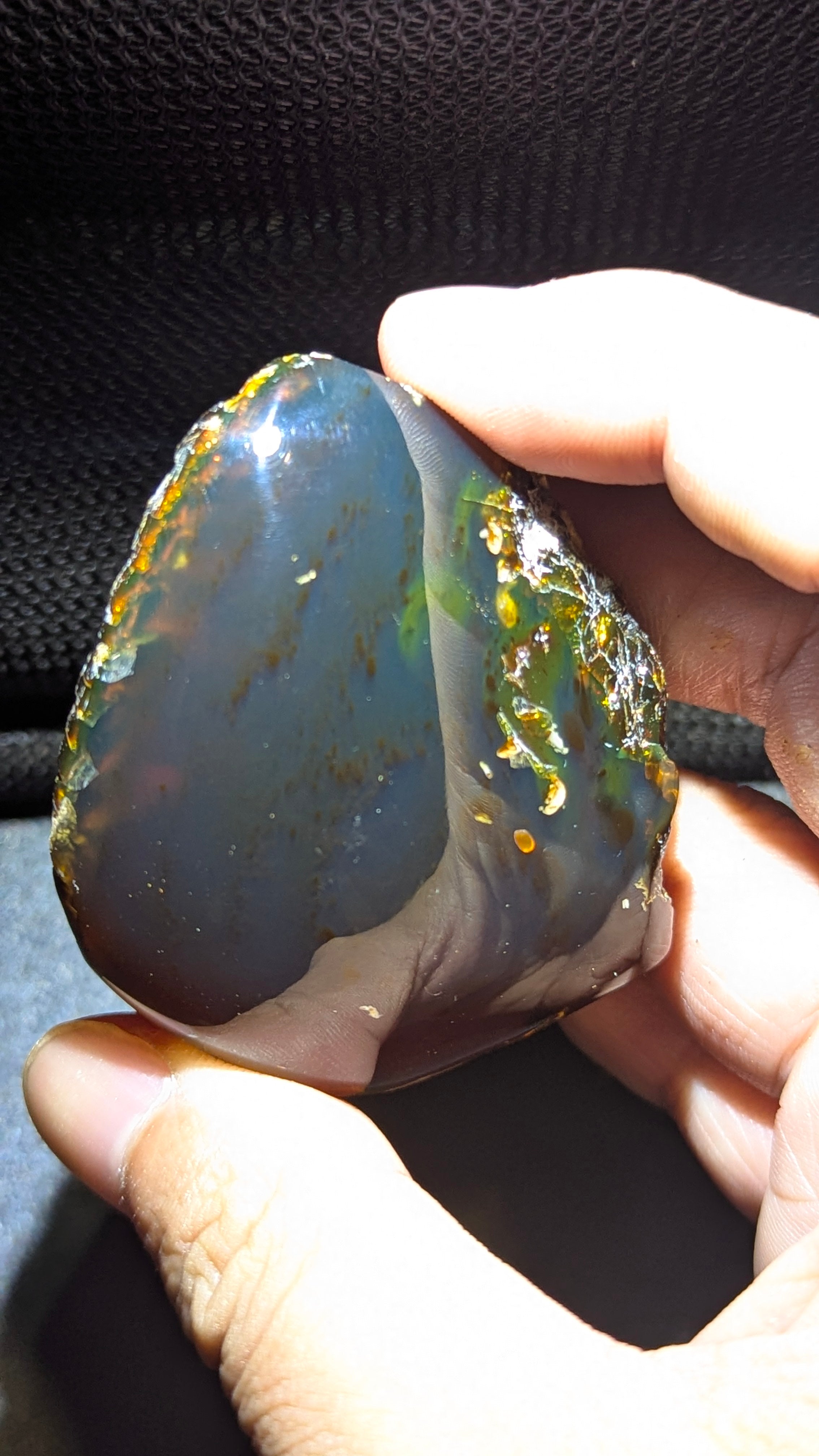 Rare Beautiful Genuine 37g Blue Amber – Natural Amber, Untreated