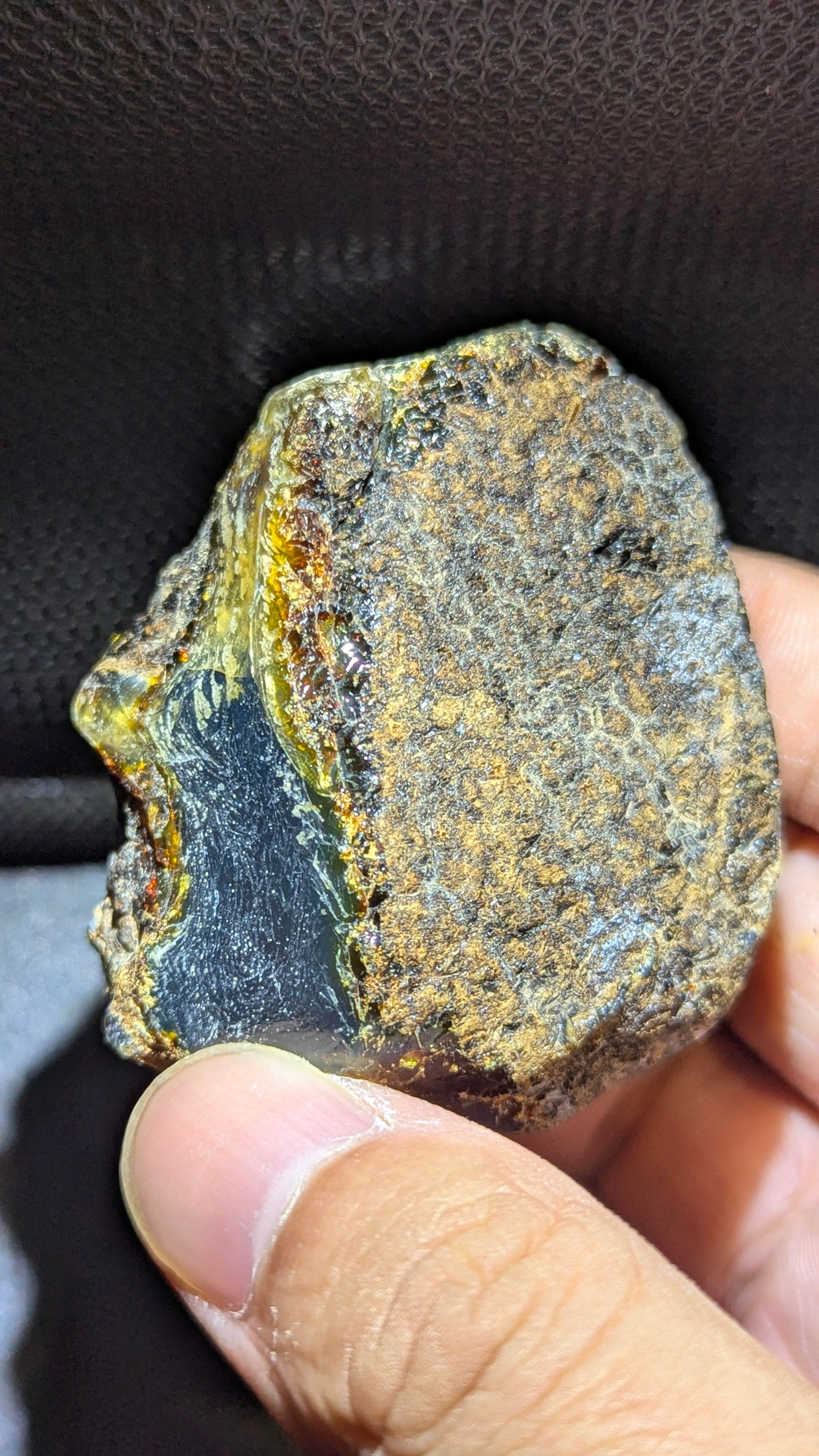 Rare Beautiful Genuine 37g Blue Amber – Natural Amber, Untreated
