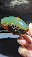 Rare Milky Green Beautiful Genuine 35G Blue Amber – Natural Amber, Untreated
