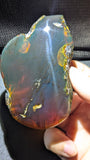 Rare Beautiful Genuine 48G Blue Amber – Natural Amber, Untreated