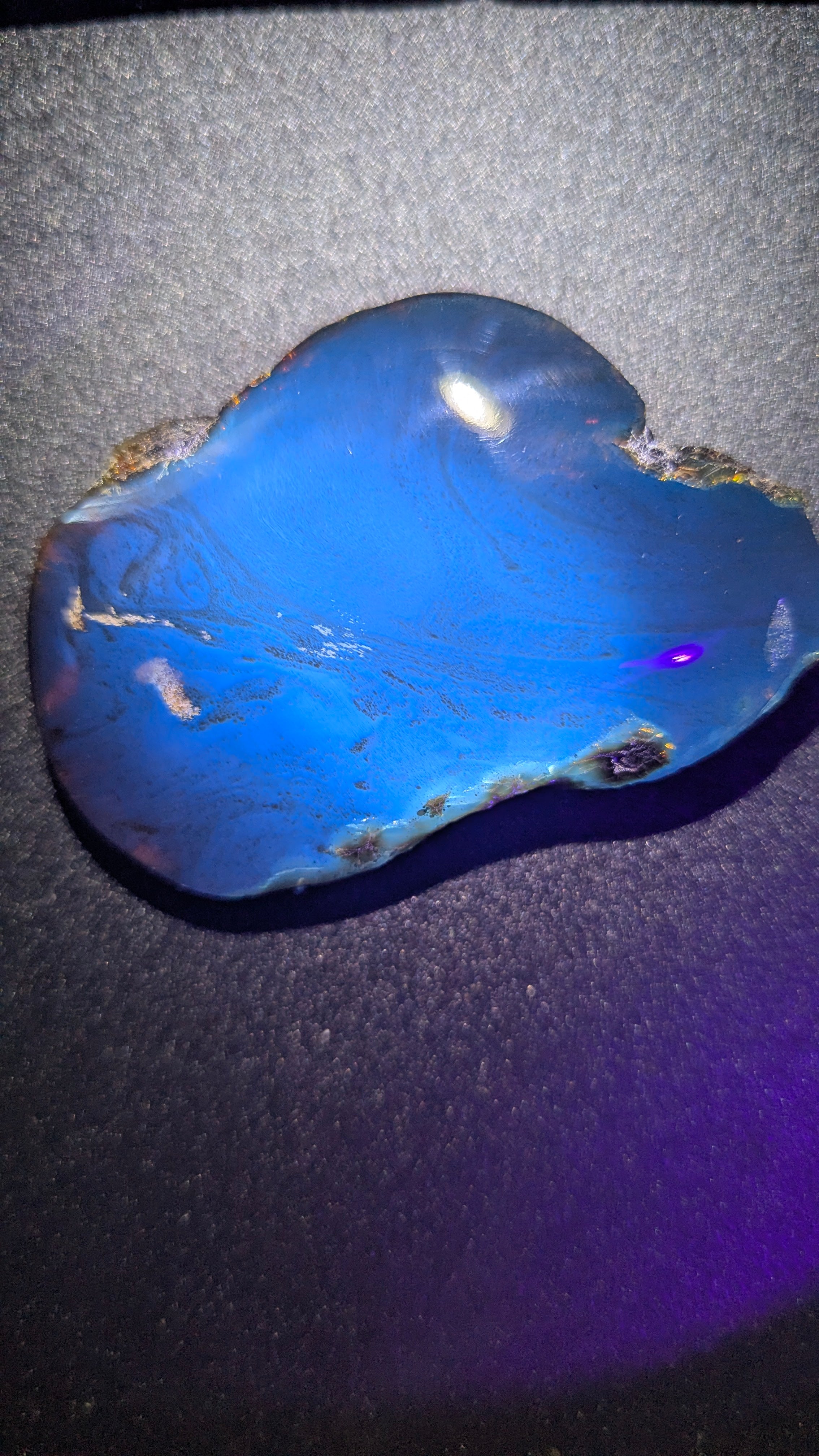 Rare Beautiful Genuine 48G Blue Amber – Natural Amber, Untreated