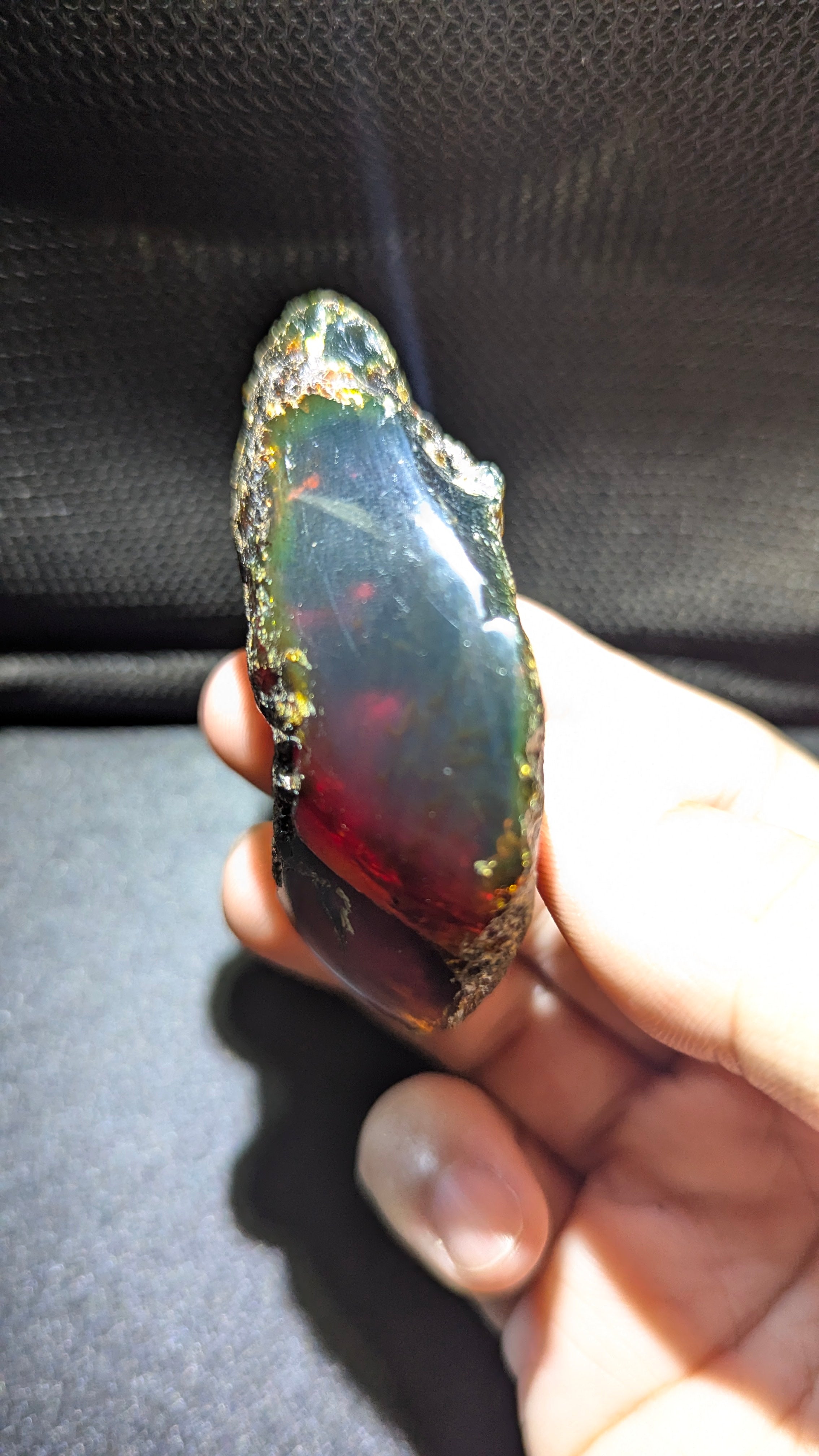 Rare Beautiful Genuine 28G Blue Amber – Natural Amber, Untreated