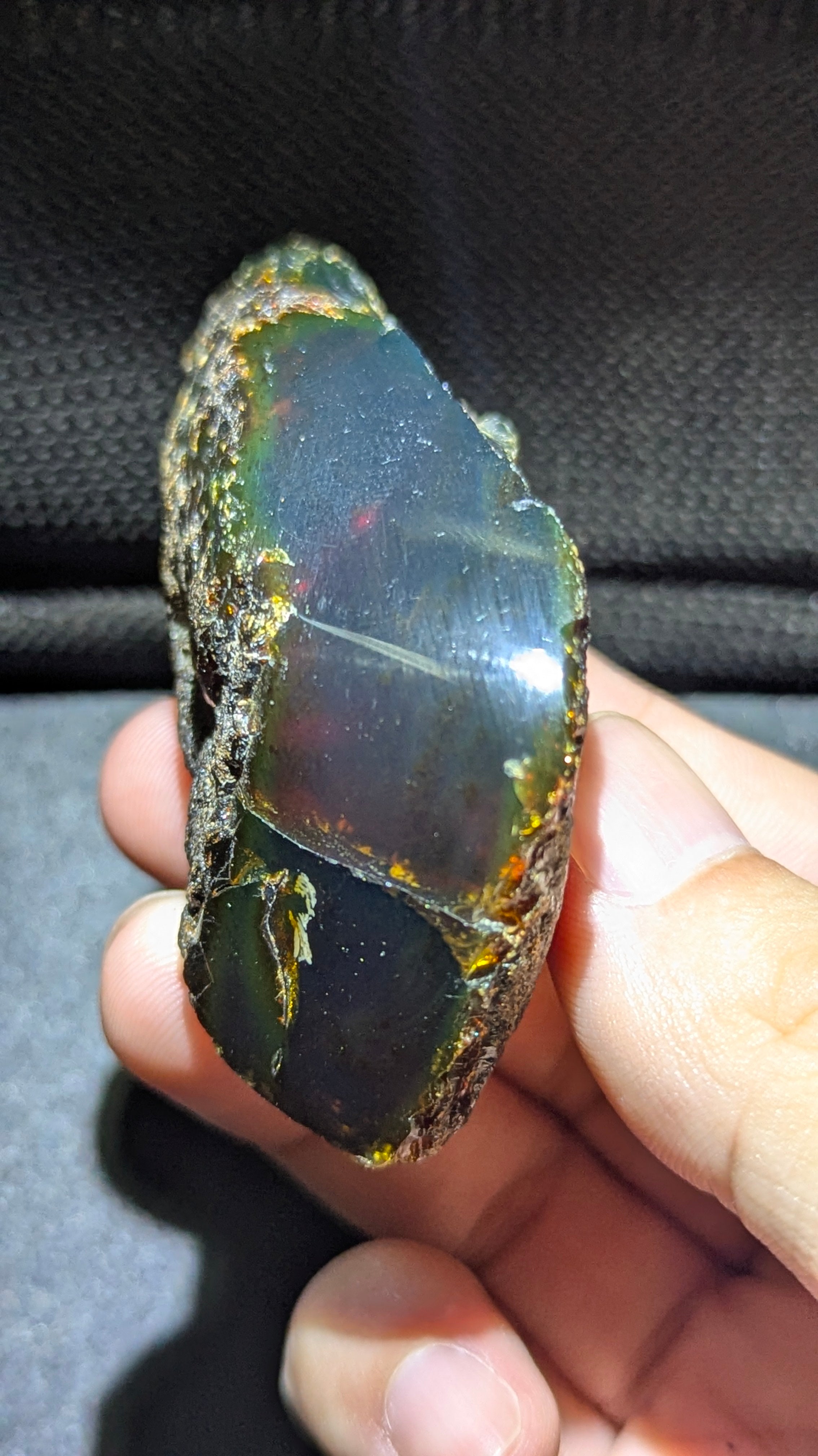 Rare Beautiful Genuine 28G Blue Amber – Natural Amber, Untreated