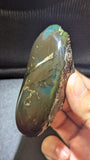 Rare Beautiful Genuine 39 G Blue Amber – Natural Amber, Untreated