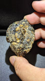 Rare Beautiful Genuine 21 G Golden Blue Amber – Natural Amber, Untreated