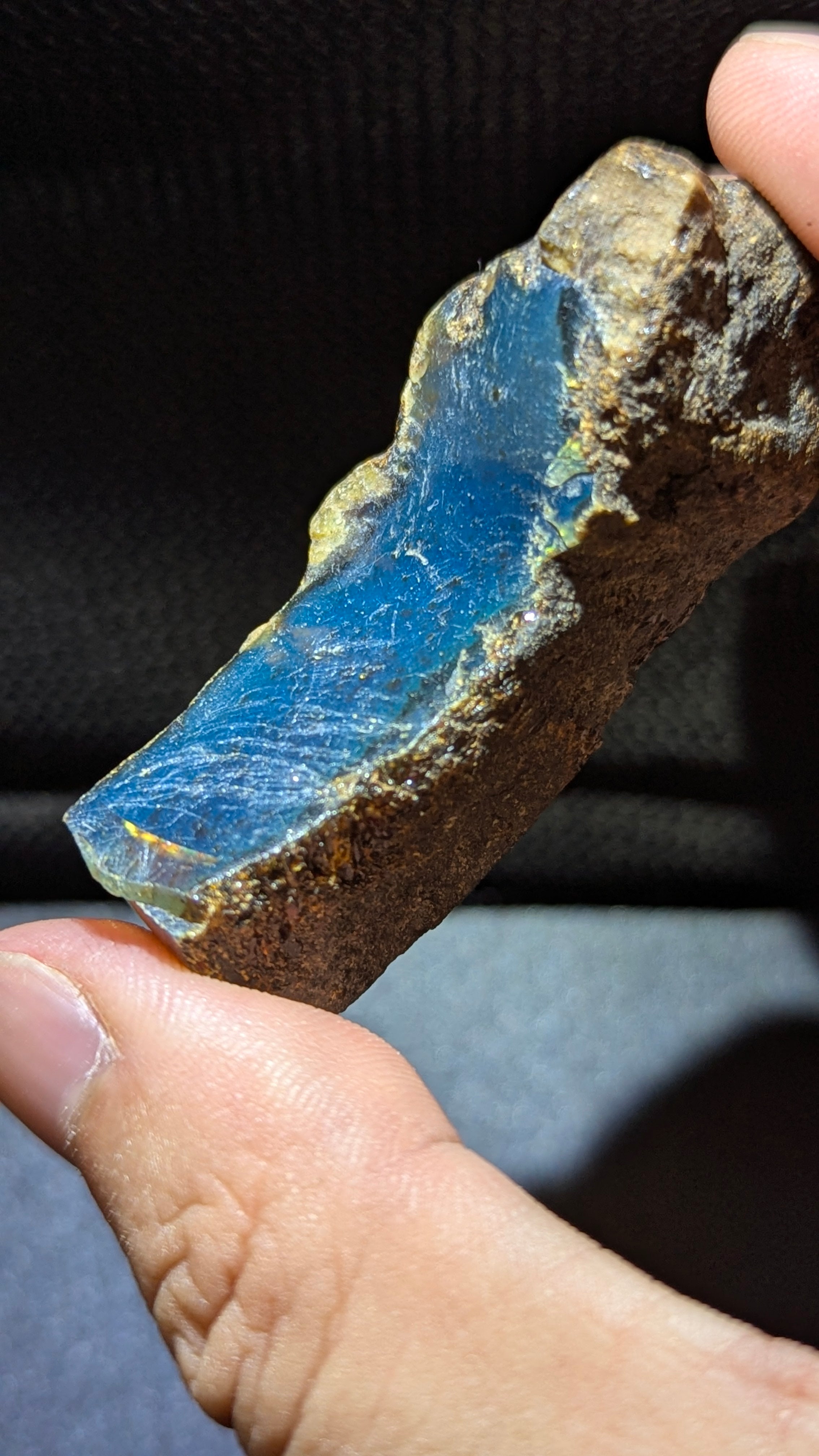 Rare Beautiful Genuine 14 G Blue Amber – Natural Amber, Untreated