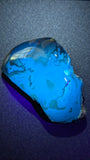 Rare Beautiful Genuine 51 G Blue Amber – Natural Amber, Untreated
