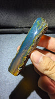 Natural Polished Blue Amber 17 g – Rare Indonesian Amber Collectible