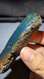 Natural Polished Blue Amber 17 g – Rare Indonesian Amber Collectible