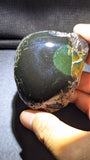 Polished Indonesian Blue Amber 70 g Specimen – Natural Rare Amber with Blue Glow