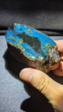 Natural Sumatran Blue Amber 69g Polished Piece – Rare Collector’s Amber Stone