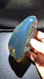 Collector Grade Blue Amber 65g Polished Specimen – Natural Sumatran Amber