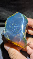 Rare Aurelia Blue 69g Natural Polished Blue Amber – Rare Amber with Blue UV Glow