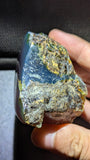 Rare Aurelia Blue 69g Natural Polished Blue Amber – Rare Amber with Blue UV Glow