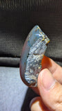 Rare Sumatran Blue Amber 11g Specimen – Blue Horizon Mountain Pattern with Honey Fire Glow