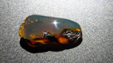 Rare Sumatran Blue Amber 11g Specimen – Blue Horizon Mountain Pattern with Honey Fire Glow