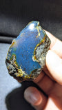 Blue Galaxy Crater Sumatran Blue Amber Specimen 24g – Rare Natural UV Glow Collector Piece