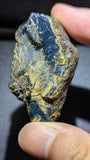 Cosmic Dragon Sumatran Blue Amber Specimen 13G – Rare Natural UV Glow Collector Stone