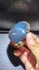 Rare 2 Tone Indonesian Blue Amber 39g Polished Stone – Natural Amber with Blue Glow