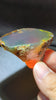 Aurora Nebula Sumatran Blue Amber Polished Specimen 17g – Rare Natural UV Glow Collector Stone