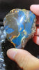37 grams Rare Indonesian Blue Amber – Vivid Blue Glow Under Bright Light | UV Reactive | Healing Crystal & Throat Chakra Energy