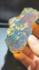 Natural Sumatran Blue Amber Rough Specimen 38g – Golden Galaxy Storm Pattern, UV Reactive Collector Amber with Blue Glow