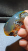 Rare Sumatran Blue Amber 11g Specimen – Blue Horizon Mountain Pattern with Honey Fire Glow