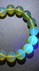 Rare AAA Natural Blue Amber Bracelet – High clarity 15mm “Sky & Honey” Glow Beads, High-Clarity White-Light Blue Sheen