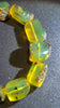 AAA Natural Sumatran Blue Amber Bracelet – Chunky Semi-Polished Honey Amber Beads, Rare Collector Jewellery