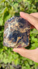 Rare Raw Blue Amber (131 Grams) – Sunlight Glowing, UV-Reactive Natural Gemstone
