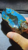 Natural Sumatran Blue Amber 69g Polished Piece – Rare Collector’s Amber Stone