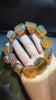 Indonesian Blue Amber Bracelet | Genuine Sumatran, Glows Blue