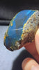 Natural Indonesian Blue Amber 18g Specimen – Deep Blue Window Pattern with Golden Honey Edges