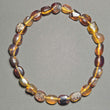 Authentic Blue Amber Necklace - 25 beads - Raw Skin Type