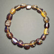 Authentic Blue Amber Necklace - 20 beads - Raw Skin Type