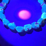 Authentic Blue Amber Necklace - 20 beads - Raw Skin Type